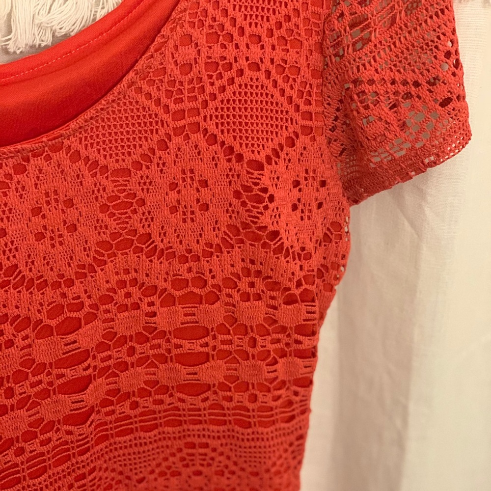 Textured wide-scoop-neck dress